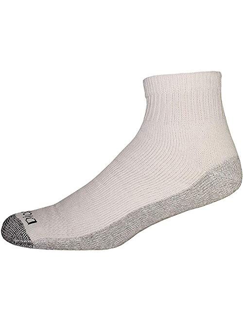 Dickies Genuine 5-Pair Quarter Ankle Style Work Socks - with Grey