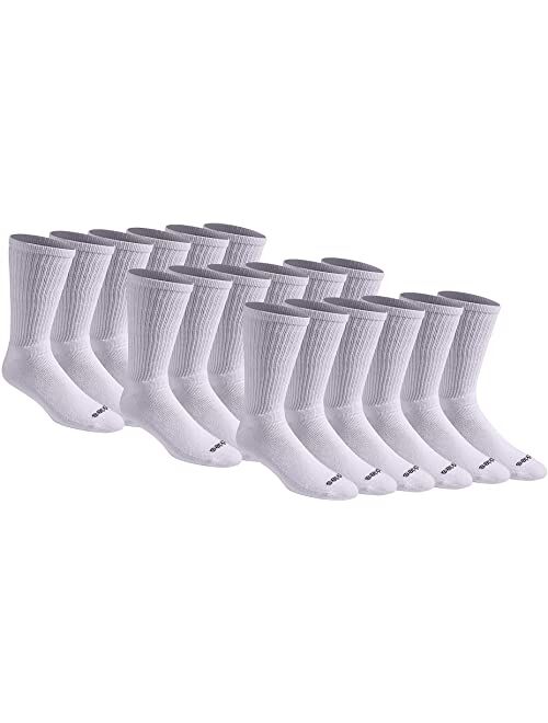 Dickies Multi-pack Cotton Blend Cushioned Work Crew Socks (18 & 36 Pairs