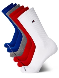 Mens Athletic Socks Cushion Crew Socks (6 Pack)