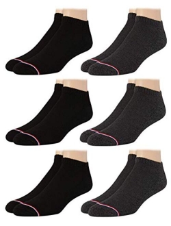 Mens Athletic Socks Cushion Low Cut Socks (6 Pack)