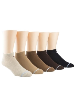 Solid Ankle Socks, 5 Pack