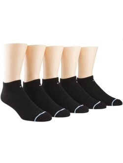 Solid Ankle Socks, 5 Pack