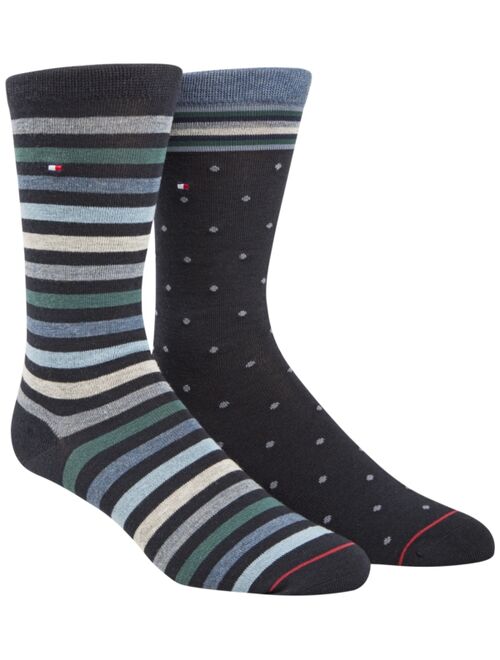 Tommy Hilfiger Men's 2-Pk. Printed Socks