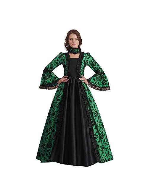 Abaowedding Women's Victorian Rococo Dress Inspiration Maiden Costume Vintage Dress