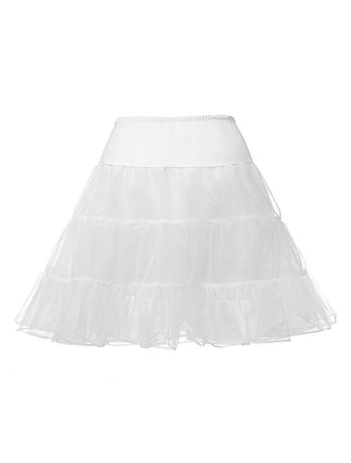 Abaowedding Flower Girls Hoopless Petticoat Crinoline Child's Tutu Underskirt Slips