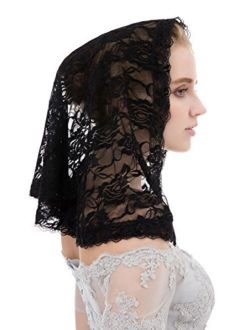 Veil Lace Mantilla Catholic Church Chapel Veil Head Covering Latin Mass