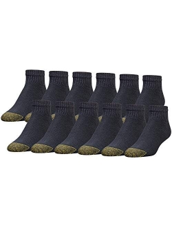 Men's 656p Cotton Quarter Athletic Socks, Multipairs