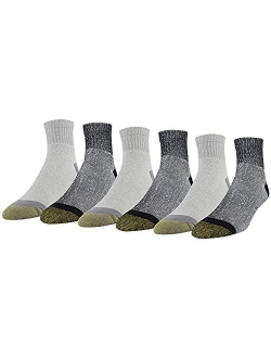 Men's 656p Cotton Quarter Athletic Socks, Multipairs