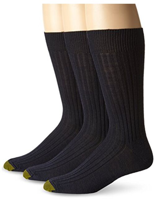 Gold Toe Men's Windsor Wool Dress Socks, 3-Pairs