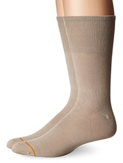 Men's Non Binding Crew Socks, 2-Pairs