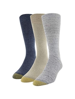 Men's Micro Flat Knit Crew Socks, 3-Pairs