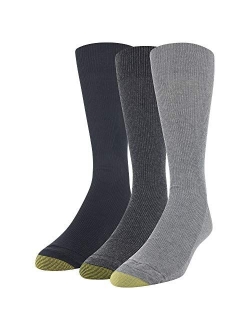 Men's Cotton Metropolitan Dress Socks, 3-Pairs