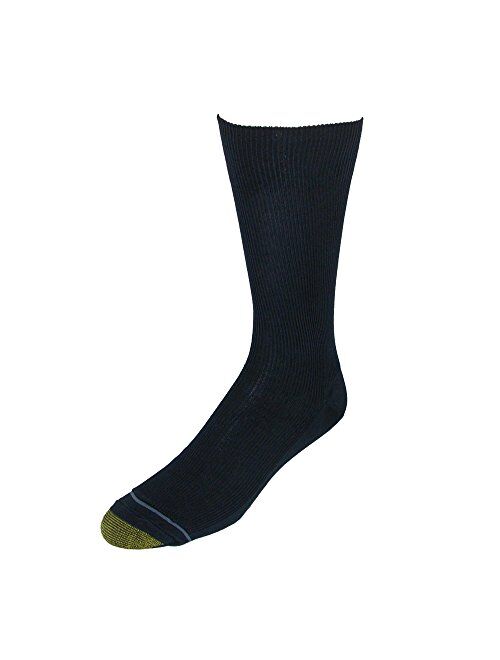 Gold Toe Men's Cotton Metropolitan Dress Socks, 3-Pairs