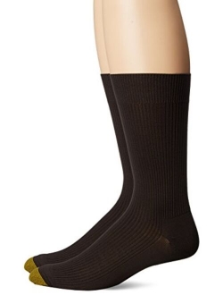 Men's Comfort Top Nylon Crew Socks, 2-Pairs