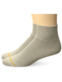 Men's Non Binding Quarter Socks, 2-Pairs