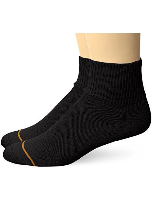 Buy Gold Toe Men's Non Binding Quarter Socks, 2-Pairs online | Topofstyle