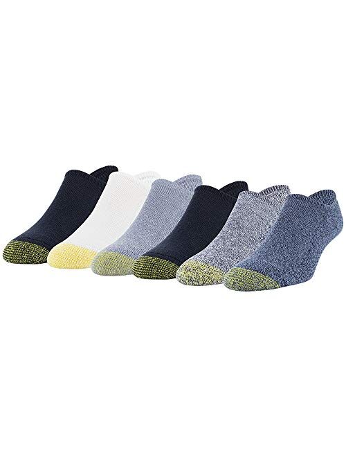 Gold Toe Men's Davenport Invisible Socks, 6-Pairs