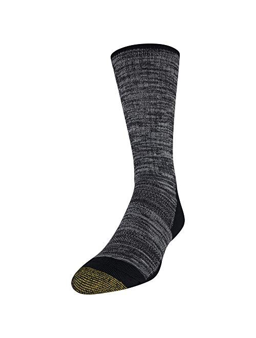 Gold Toe Men's Tri Feed Cushion Boot Crew Socks, 2-Pairs