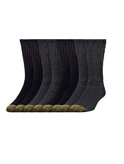 Men's Dress Crew Socks Combed Cotton Perfect Fit Kensington Collection 4 Pack