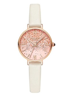 Women's Leather Strap Watch