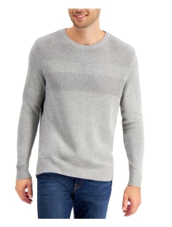 Men's Textured Cotton Sweater, Created for Macy's