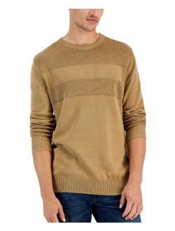 Men's Textured Cotton Sweater, Created for Macy's