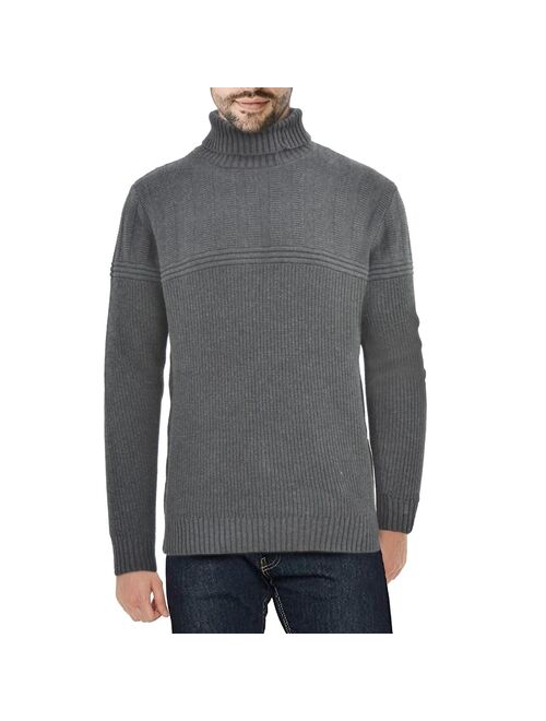 Men's Xray Regular-Fit Ribbed Turtleneck Sweater