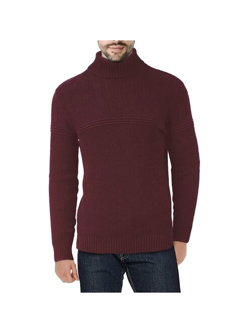 Men's Xray Regular-Fit Ribbed Turtleneck Sweater