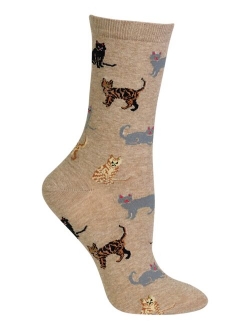 Women's Cats Fashion Crew Socks