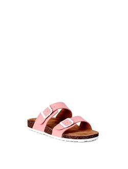 Women's Two Band Footbed Slides