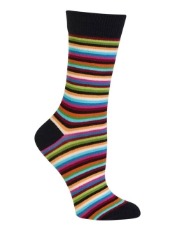 Women's Stripe Fashion Crew Socks