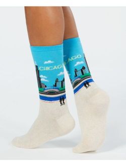 Women's Chicago Fashion Crew Socks