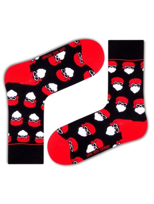 Love Sock Company Women's Christmas Organic Cotton Socks with Santa Design