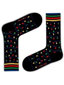 Christmas Light Organic Cotton Women's Crew Socks