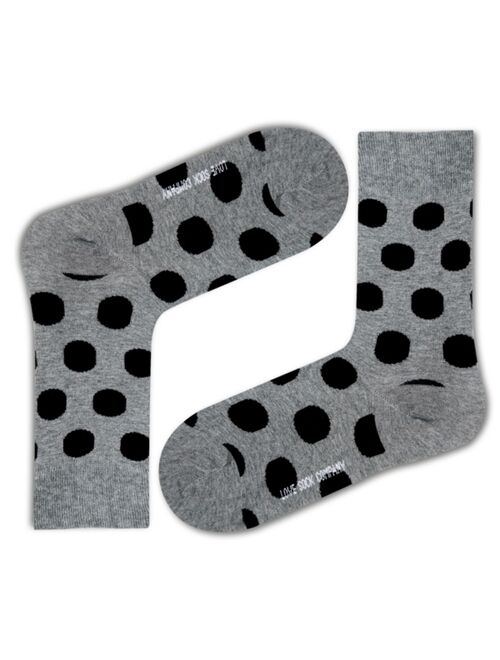 Love Sock Company Big Polka Organic Cotton Polka Dots Crew Socks