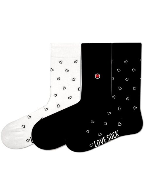 Love Sock Company Virginia Bundle Women's 3 Pack Organic Cotton Seamless Toe Crew Socks