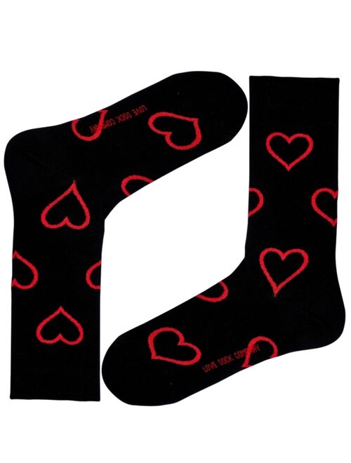 Love Sock Company Big Heart Organic Cotton Women's Crew Socks