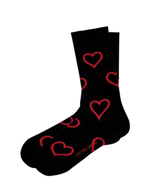 Love Sock Company Big Heart Organic Cotton Women's Crew Socks