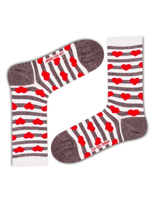 Love Sock Company Women's Socks - Red Hearts