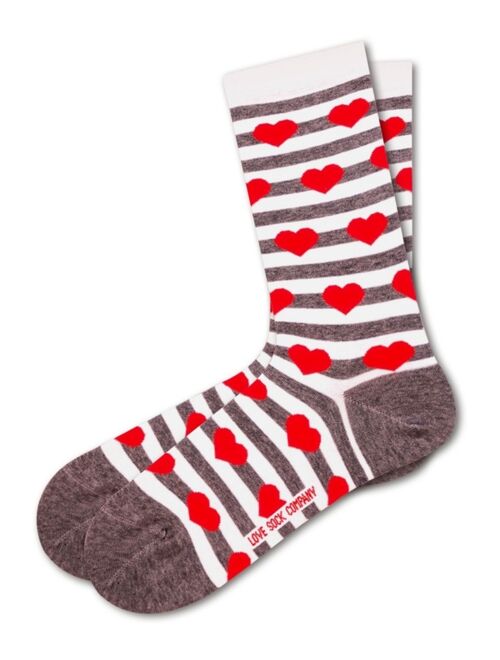 Love Sock Company Women's Socks - Red Hearts