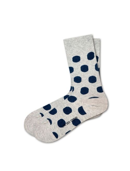 Love Sock Company Big Polka Bundle Women's 3 Pack Organic Cotton Polka Dots Dress Socks