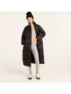 Puffer wrap coat with PrimaLoft