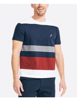 Men's Striped Color-Block T-Shirt