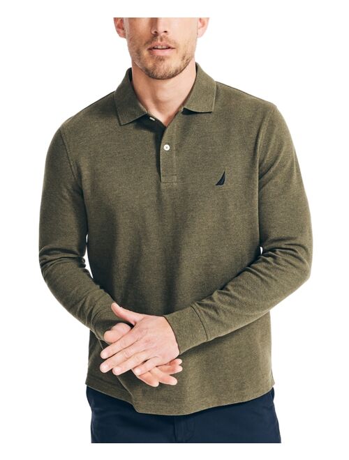 Nautica Men's Classic-Fit Long-Sleeve Deck Polo Shirt