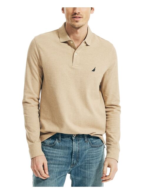 Nautica Men's Classic-Fit Long-Sleeve Deck Polo Shirt