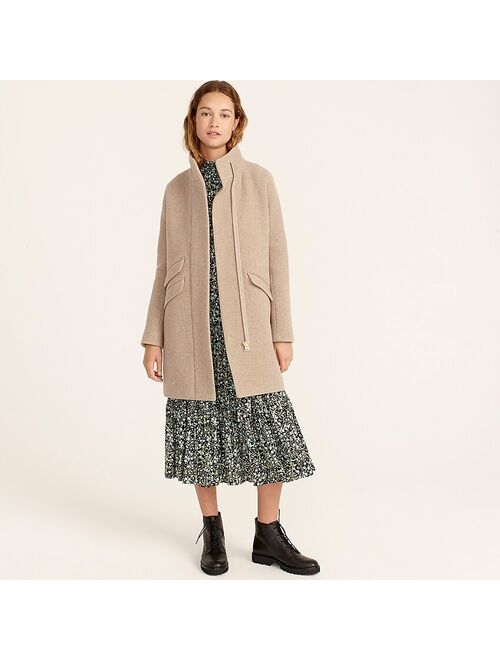 J.Crew Cocoon coat in Italian stadium-cloth wool blend