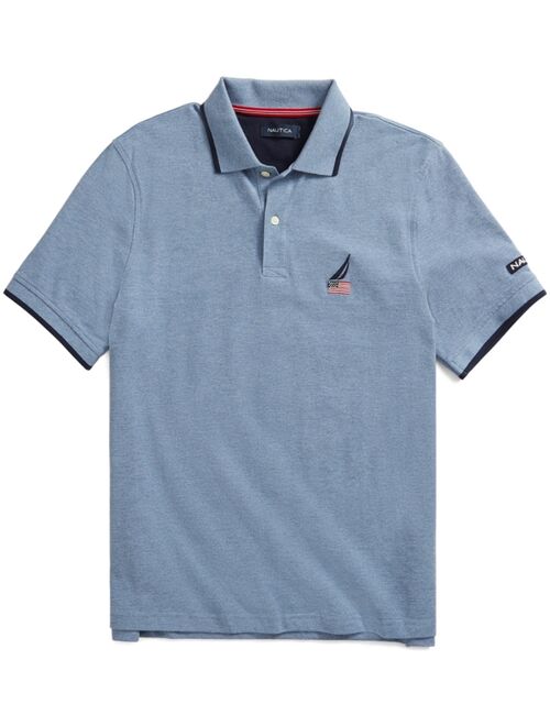 Nautica Men's Short Sleeve Logo Polo