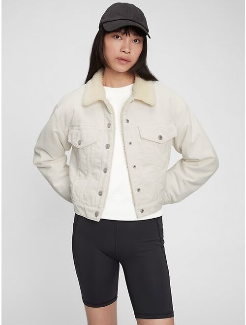 GAP '90s Sherpa Cord Icon Jacket