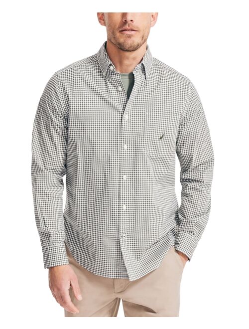 Nautica Men's Gingham Long Sleeve Shirt