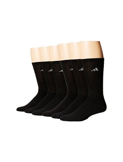 mens Athletic Cushioned Crew Socks (6-pair)